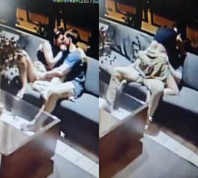 Cámara de seguridad filmó a dos jóvenes teniendo sexo