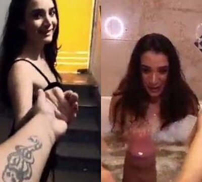 Conociendo la casa de mi amante y teniendo sexo con ella dentro de la bañera