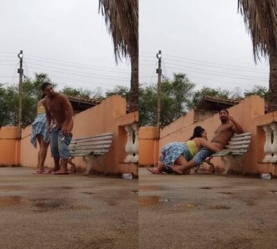 Follando con una puta en medio de la calle