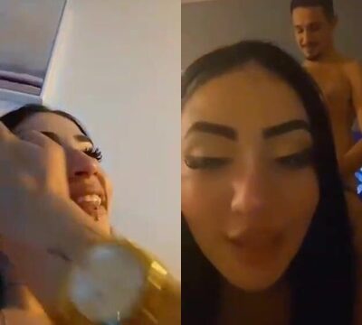 Jovencita muy deliciosa hace video en vivo mientras su novio se folla su coño