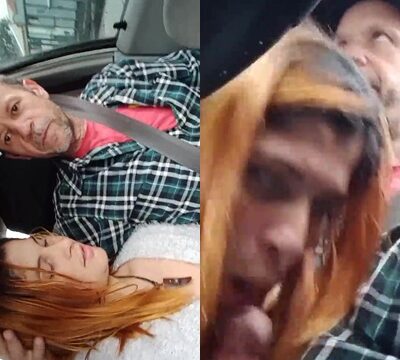 Le pagó la mamada al viejo de la gran polla