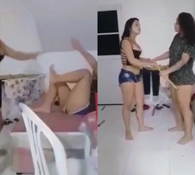 Una mujer pilla a su marido engañándola