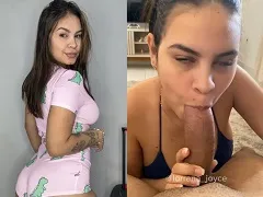 Lorrana Joyce dando una mamada caliente