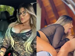 Michaela Vargas desnuda dando una mamada caliente