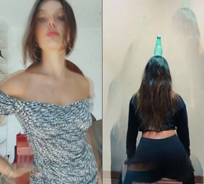 Mira a esta hermosa mujer bailar en calzoncillos