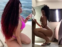 Morena hermosa bailando funk desnuda