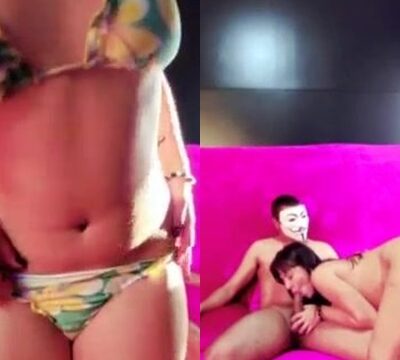 Mujer se quita el bikini y cae sobre la polla de su novio
