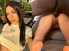 Mujer practica sexo intenso con un negro de gran polla