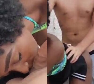 Deliciosa zorra a cuatro patas dando su coñito y chupando polla