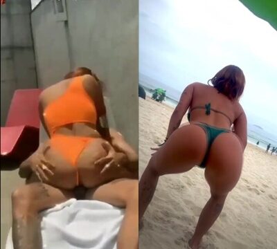 Hermosa mujer que vende videos sexuales en línea