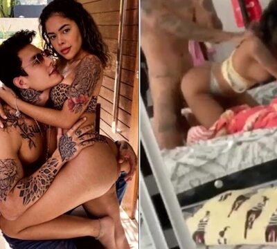 Morena ardiente dando su coño a cuatro patas
