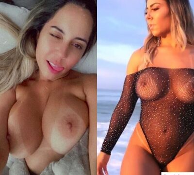 Observa a esta hermosa rubia de cuerpo sensual sensualizando