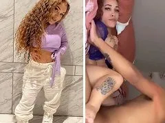 Una enana muy caliente follando con un negro caliente en un video amateur