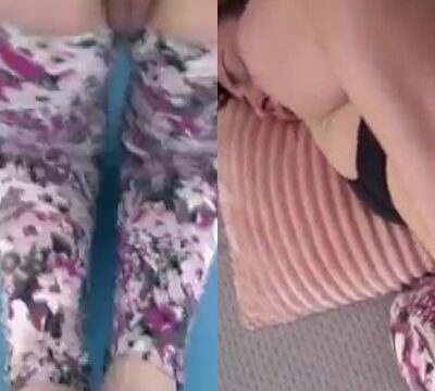 Mujer a cuatro patas dando su coño hinchado