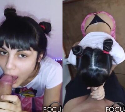 Mujer caliente chupando deliciosa polla sin parar