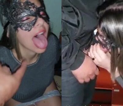 Mujer traviesa chupando varias pollas de hombres durante el sexo