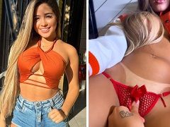 La caliente mujer deja que su amigo abuse de su coño