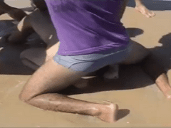 Video Amateur de Putas Brasileñas con Estas Cachondas en Orgía Amateur en la Playa en RJ