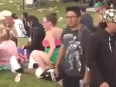 Sensacional grabación amateur de una gorda follándose a un negro cachondo en una gran fiesta