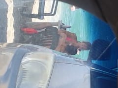 Caliente mexicana pillada follando la polla de un tío en público en Bahía de Kino – Amateurs