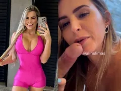 Chupando y recibiendo leche caliente