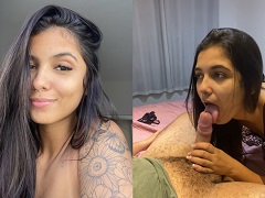 Peppers haciéndole una mamada a su novio en un vídeo casero