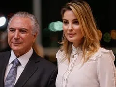 Marcela Temer, esposa del actual presidente de Brasil, fue al motel con su amante y se desnudó en la red explicando que le gustan los hombres con poder