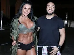 Circula por la Red un supuesto vídeo de Gracyanne Barbosa, la mujer de Belo, exhibiéndose desnuda y cachonda