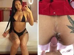 Ana Carolina Evans morena ninfómana dando por el culo hasta que le den leche