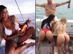 Hay una vida más barata pero no es buena” Chicas calientes drogándose en yates de empresarios y grabando vídeos completamente desnudas