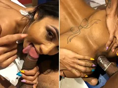 Niara Pessanha da su culo duro en el motel