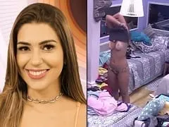 Vivian Amorim Cachonda del BBB 17 Volvió a pagar por unas tetas y esta vez con más claridad porque se olvidó totalmente de las cámaras