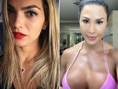 Deliciosa enseñando a Juliana Santos a tener sexo anal en directo y hablando guarradas con su marido