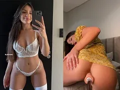 Estudiante de nutrición de la PUC-SP pillada en la red bailando desnuda y masturbándose el culo
