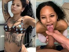 Lia nymphetinha de São Paulo recibe leche en la cara